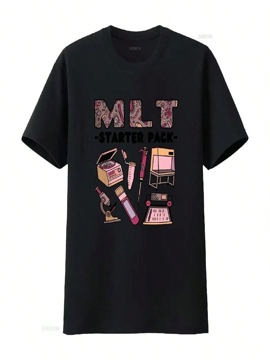 MLT T Shirt Medical Lab Technologist Technician Funny For Tech Clinical Laboratory Scientist Science S Vintage Washed Stylish S разноцветный