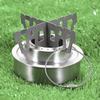 Lixada Titanium Alcohol Stove Rack Cross Stand Outdoor Camping Stove Stand Support Rack
