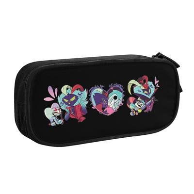 Ozzie and Fizz Pencil Case Lovely Helluva Cartoon Boss Pen Holder Bags Girls Boys Students School Cosmetic Pencilcases
