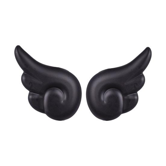 1 Pair Motorcycle Helmet Wing Decoration Adhesive Universal Cycling Scooter Bicycle Motorbike Skateboarding Helmet Decorative Wing Helmet Accessories