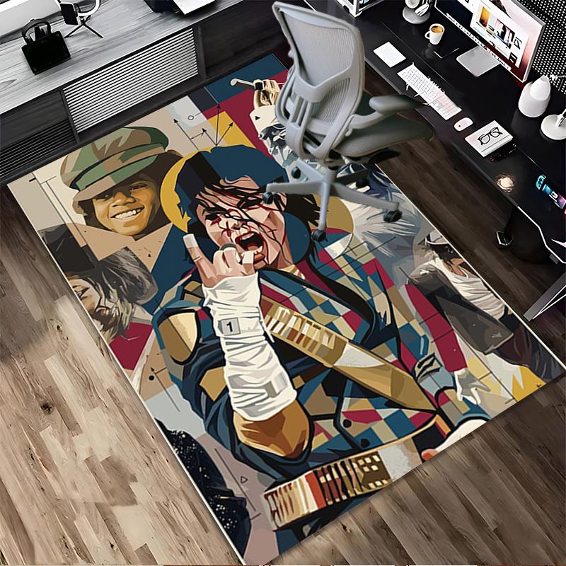 Moonwalk Performance Living Room Nonslip Area Rug Soft Carpet For Bedroom Gameoom Playroom Sofa Office Home Decor Doormat
