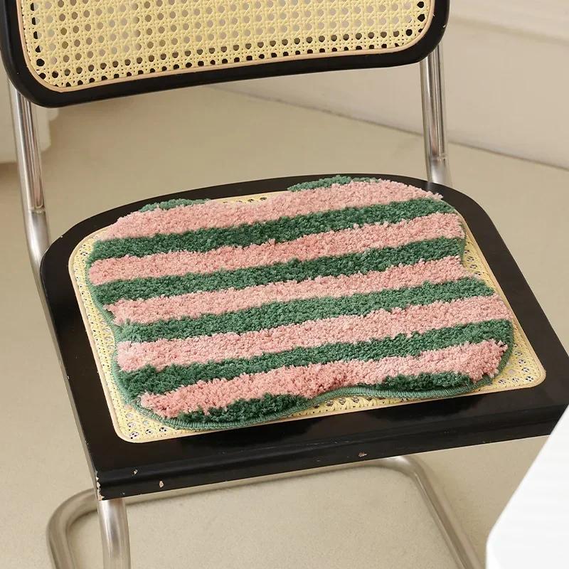 

Square Tufted Seat Cushion Soft Chic Twill Grids Square Floor Chair Sofa Pad Home Office Warm Decor for Autumn Winter 45x45cm 45x45cm
