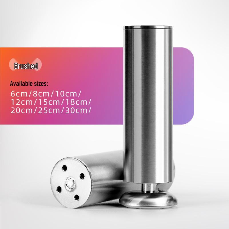 Adjustable Stainless Steel Furniture Legs - Cabinet & Sofa Support Height 6cm