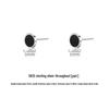 Sterling Silver Men's Stud Earrings: Handsome, Minimalist, Niche American Design