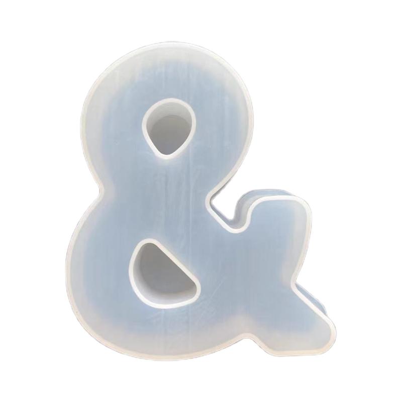 Silicone Alphabet Molds Large 26 Letter Molds Epoxy Resin Molds for DIY Craft Birthday Party Wedding Home Decoration