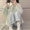 VAYLA Casual Commuting Long Sleeves Striped Shirt for Women Spring Autumn Loose Japanese Style Retro Small Shirt Chic Top for Women