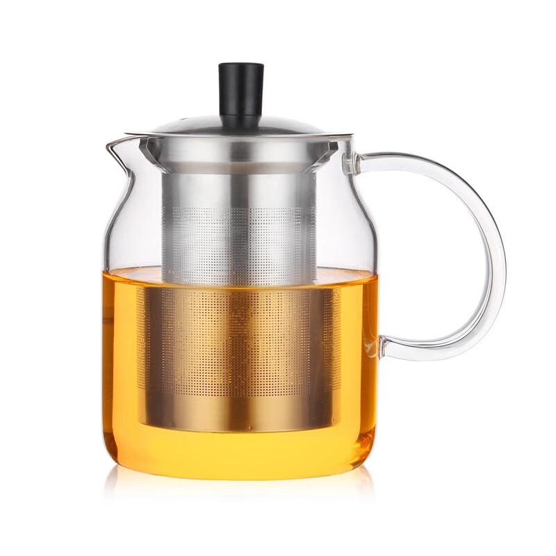 Zhenqi High Borosilicate Glass Teapot with Stainless Steel Infuser