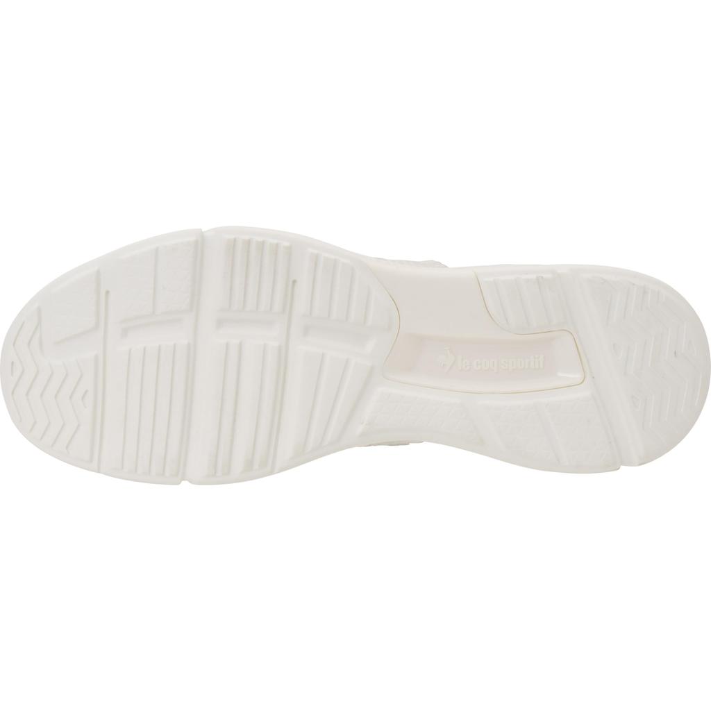 Coq Loire Easy to Put 3E Water White cm [Le Sportif] Slip-on Sneakers, On, Running, Wide, Equivalent, Repellent, Drawcord, Women's, (QL3XJC01WH) 24.0