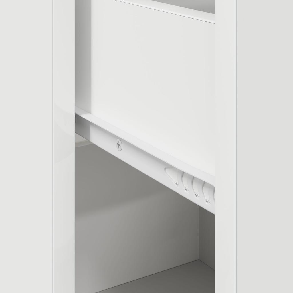 Schubladenschrank, Badezimmerschrank, Flurschubladenschrank, Wohnzimmer-Seitenschrank, 34 X 38 X 75 Cm