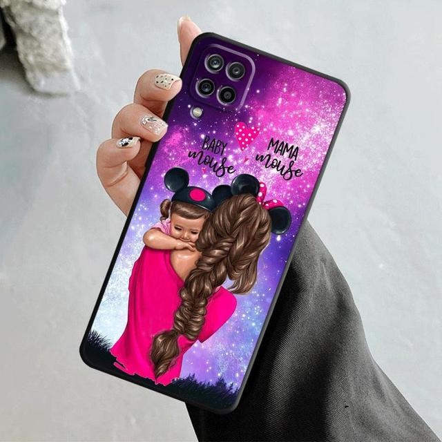 

Чехол для телефона Samsung Galaxy A70 A70s A50 A30s A04s A20s A20e A02 A02s A03 A42 M52 M31 M04, чехол для женщины и девочки, супер мама и ребенок Samsung M52 5G