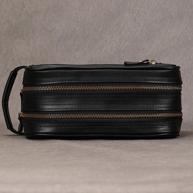 New Designer Men's Stroage Bag For Travel Wash Bags Clutch Bags Men Women Make Up Bags Genuine Leahter Durable Clutches Large