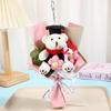 Lovely Bear Bear Plush Bouquet Lovely Doctoral Bear Toy Graduation Bear Bouquet  Valentine'S Day