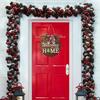 Interchangeable Welcome Sign for Front Door with 4 Seasonal Wreaths and 14 Changeable Icons, Farmhouse Front Door Signs, Door Decoration Porch Decor,