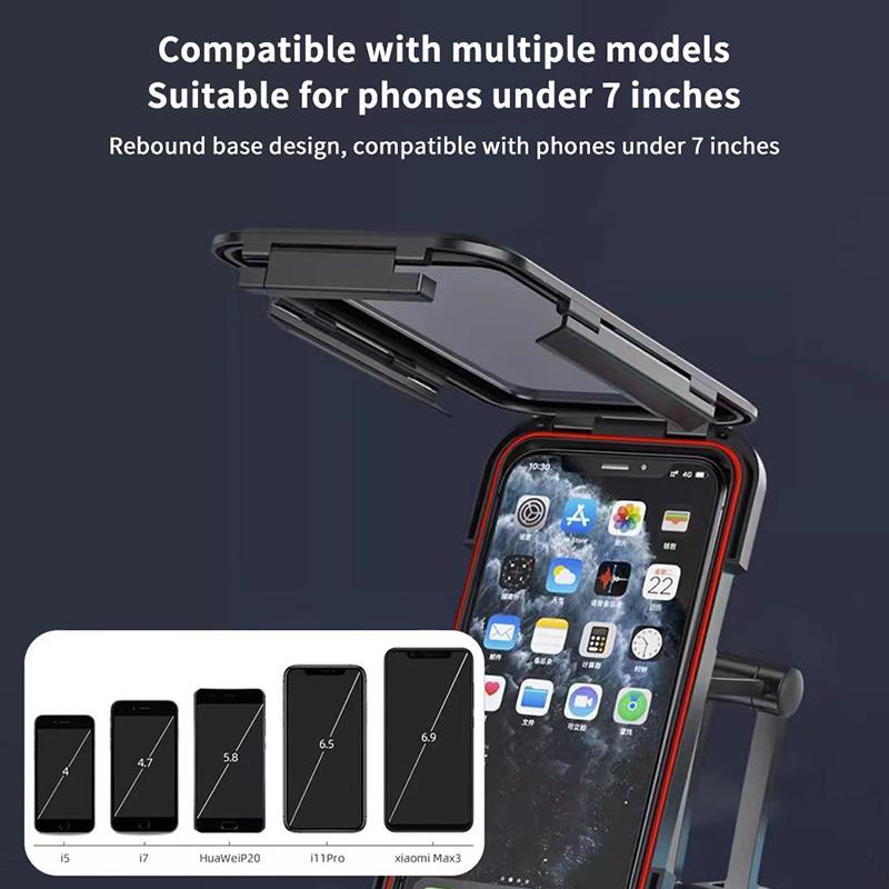 Waterproof Motorcycle Bike Mobile Phone Holder Support Universal Bicycle 360° Swivel Adjustable Gps Motorcycle Cellphone Holder