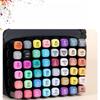 12-60 colors optional dual head marker set, DIY student art drawing pen for graffiti and watercolor markers