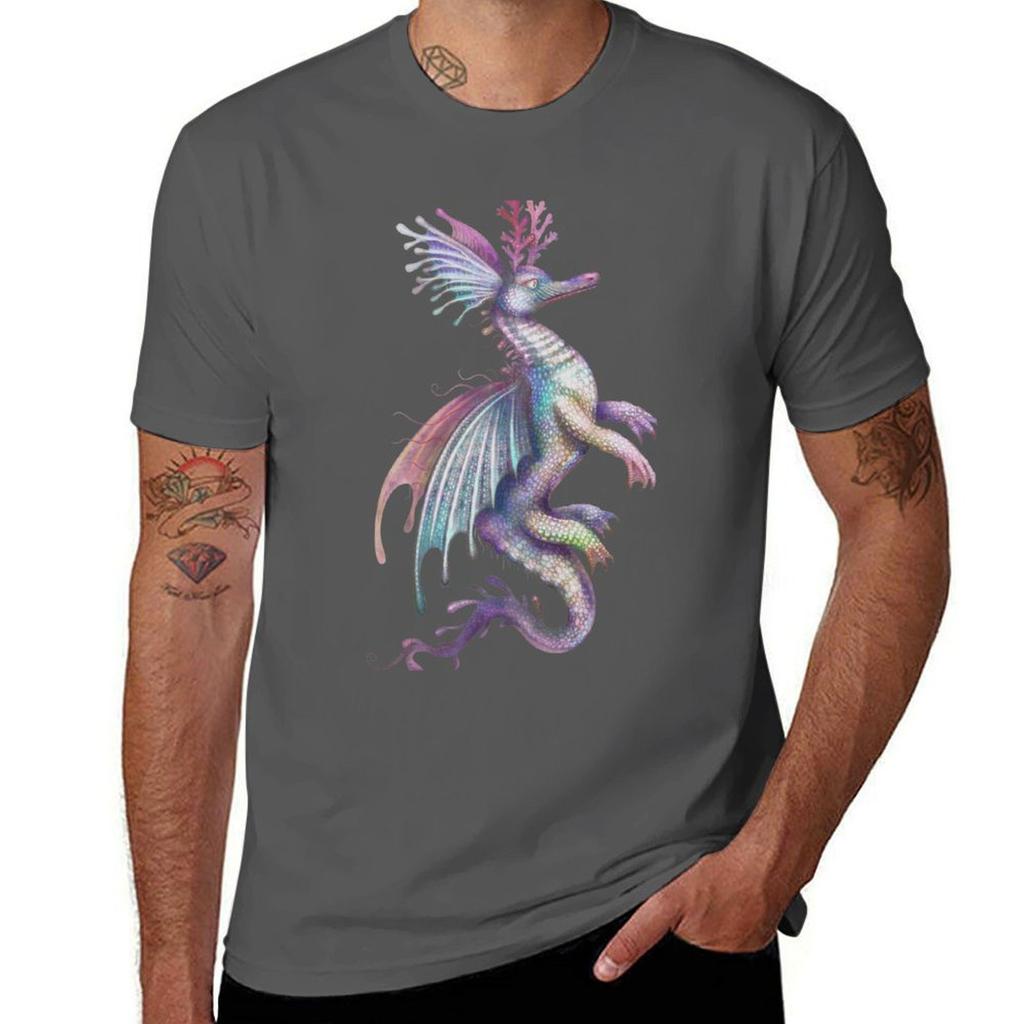 Magical Seahorse Tshirt Antifade Casual Tee Shirt Tshirt