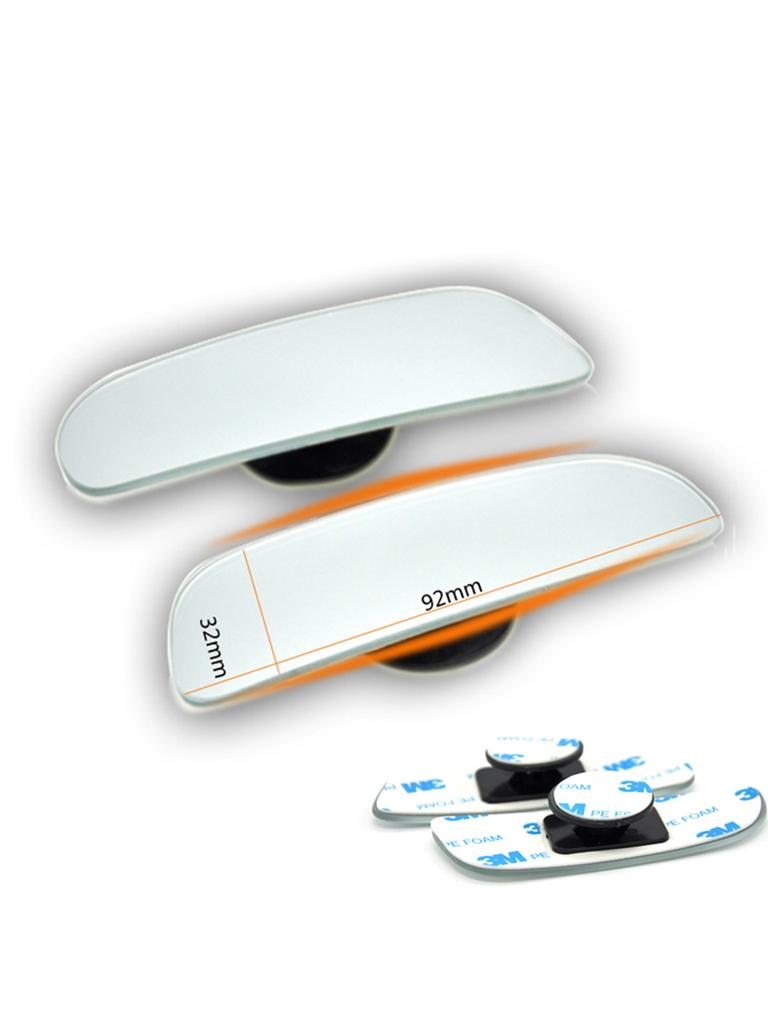 2 szt. Samochodowe lusterko martwego pola Auto Lusterko wsteczne Bezpieczeństwo Lusterko martwego pola HD Obrót o 360° Regulowane Szerokokątne Lusterko wypukłe