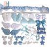 50Pcs Sweet Ita Bag Diy Decor Kit Lace Ribbon Bow Wing Itabag Accessories Lolita Anime Card Badge Bags Handmade Craft Supplies