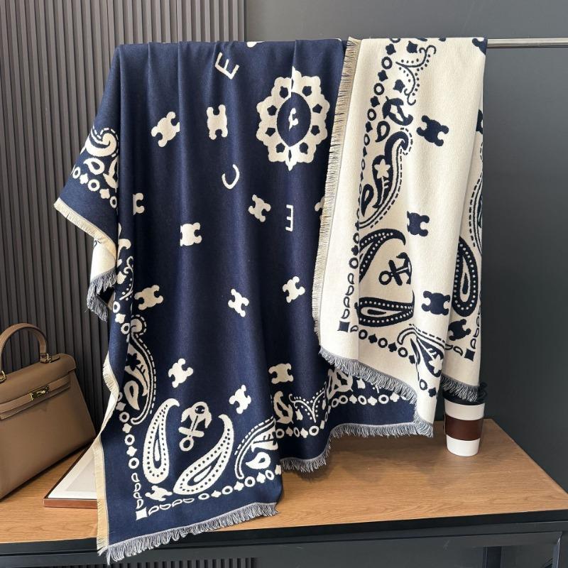 New classic color letter large square scarf simple and versatile fashion scarf shawl autumn and winter warm women