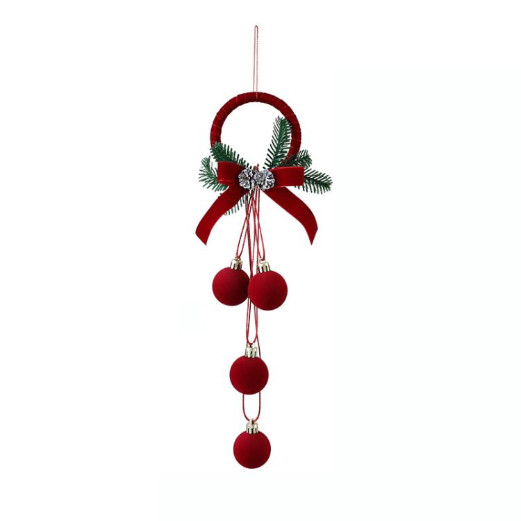 Christmas Flocking Decorations Window Hanging Accessories