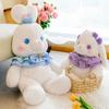 Loli Hase und Bär Plüschtier, süßes Hasen- und Bärenpaar, Puppe, Geschenk für Mädchen