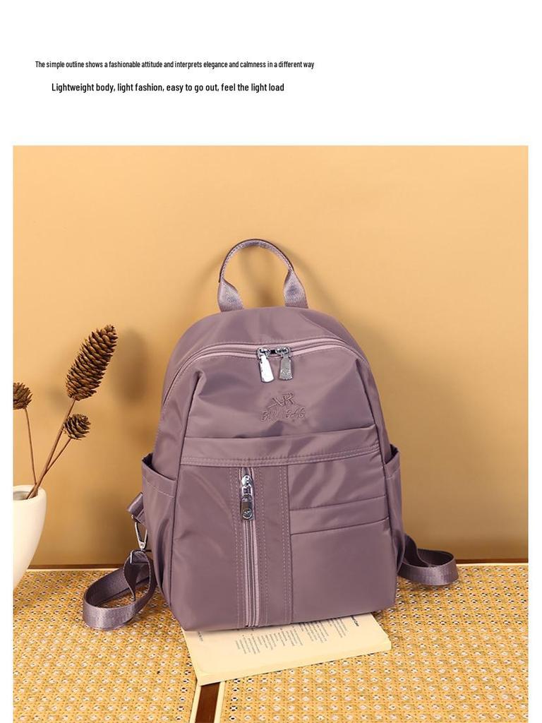 2025 Women's Large Capacity Korean Fashion Backpack: Multifunctional Travel & Commuting Bag