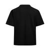 Under Armour Waffle Henley Logo Drop Shoulder Short Sleeve T-Shirt Men T-Shirts Black 6007562-001
