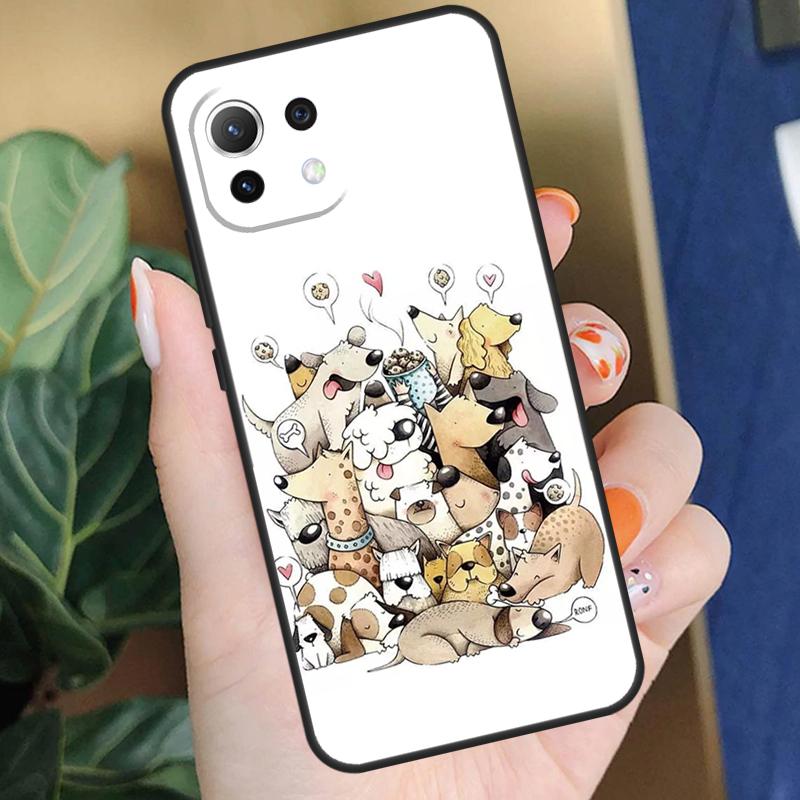 French Bulldog Beagle Dogs Pattern Case For Xiaomi 15T 14T 13T Pro 14 15 Ultra 17 Pro Max POCO X7 F8 Pro X5 X6 F5 F6 F7 Coque