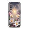 Realistic Lily Flower Print Soft TPU For Realme 12 11 10 9 Pro Plus GT2 GT3 GT5 7 8 Pro C21 C25 C35 Pro 5G Shockproof Phone Case