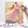 Disney oil painting kit painting art romantic ballroom dance romantic engagement bedroom wall decoration handmade diy gift