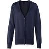 Premier Womens/Ladies Button Through Long Sleeve V-neck Knitted Cardigan