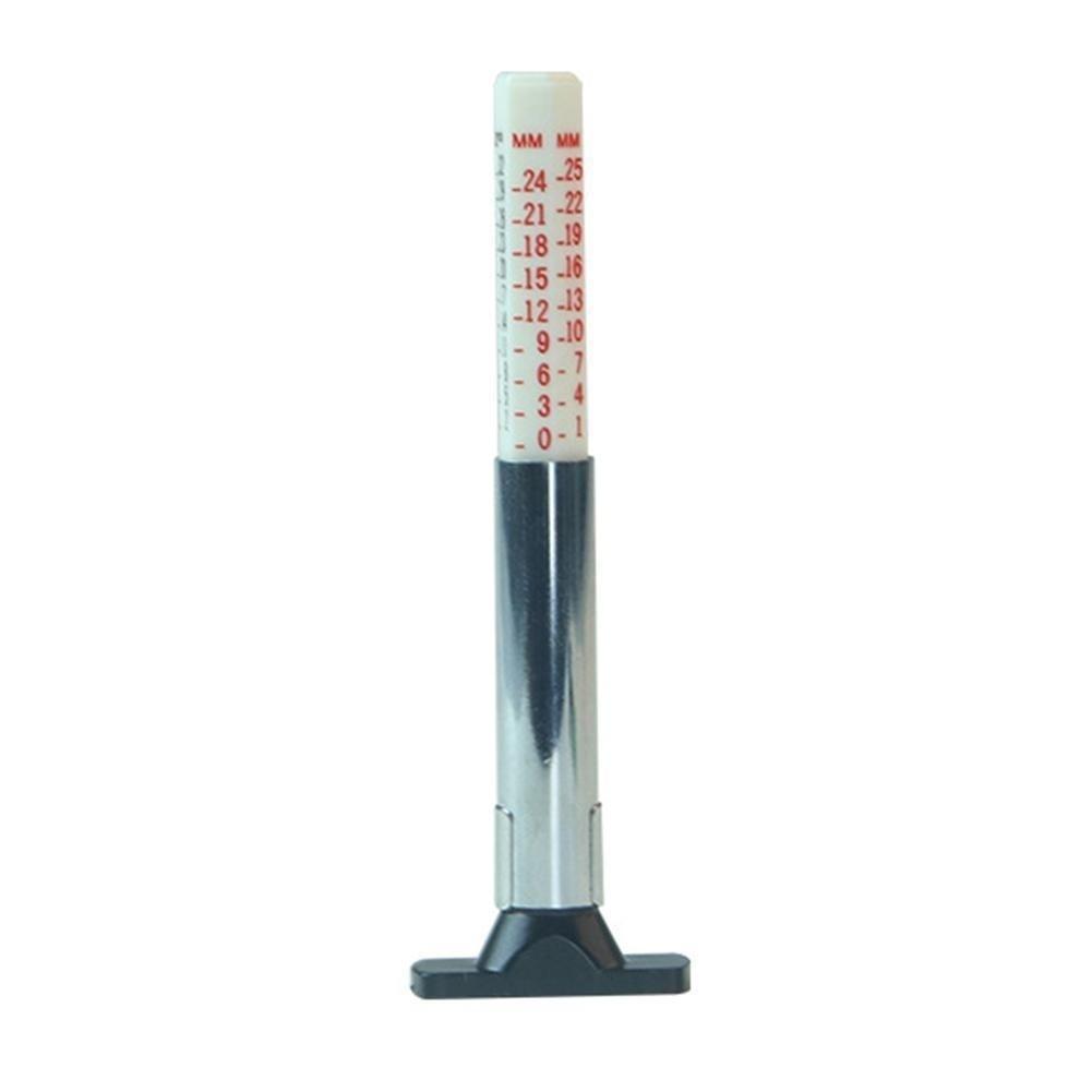 New Safety Metric Standard Measures Tire Tread Depth Gauge Tyre Tester Pen Shape Gage25mm