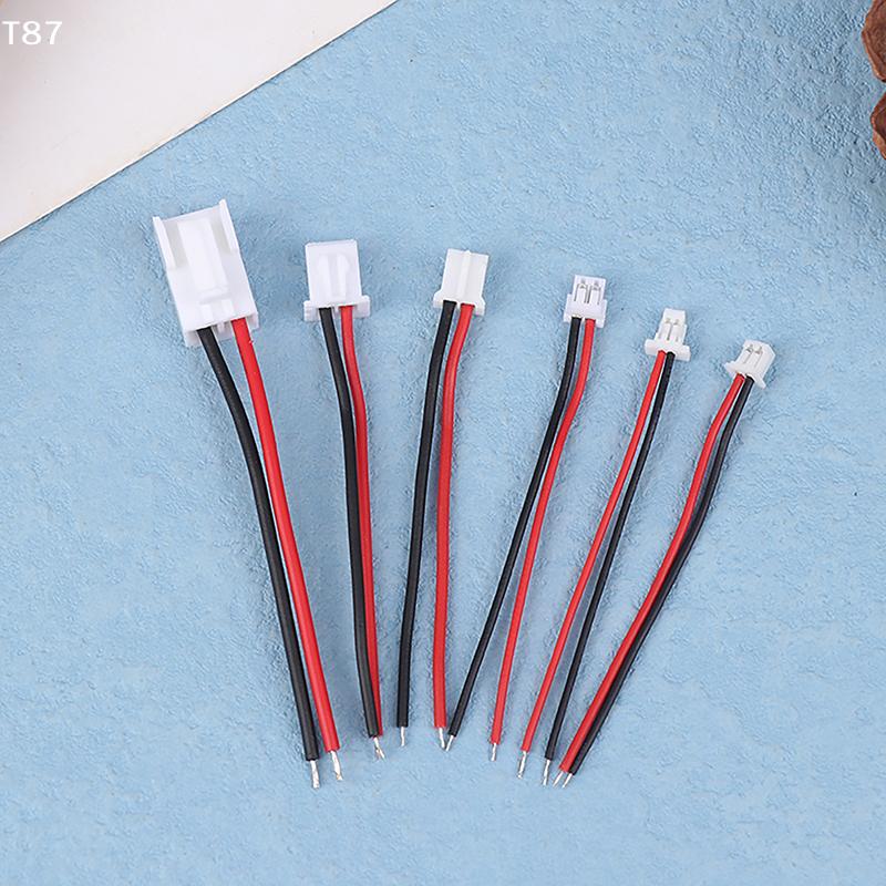 10 Pcs Small Mini JST 1.0/1.25/1.5/2.0/2.54/3.96mm PH 2.0mm XH 2.54mm 2 Pin Male Female Plug Jack Connector Cable Wire
