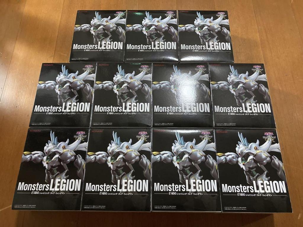 [USED] Yu-Gi-Oh! Elemental Hero Shining Flare Wingman Figures (11 pieces)