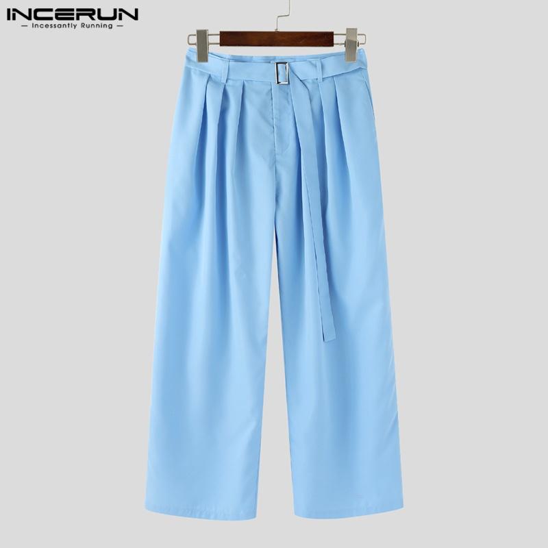 INCERUN Two Pieces Men Sleeveless Waistcoat and Long Suit Pants Trousers Casual Sets