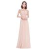 Europäisches und Amerikanisches Spitzen-Brautjungfern-Abendkleid