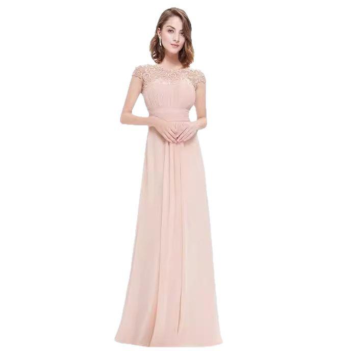 European and American Lace Bridesmaid Evening Dress