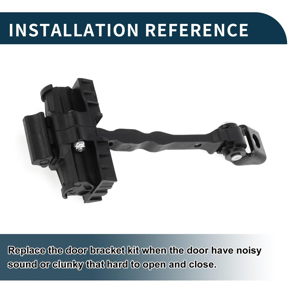 Door Check Strap Stopper Limiter for Toyota Mii Front Left and Right Door Check Bracket Stop Door Checker Arm Assembly for TUCKBOLD SEAT 2011-2020