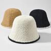Cotton Hat, Women's Hat, Warm Hat, Plush Hair, Bucket Hat
