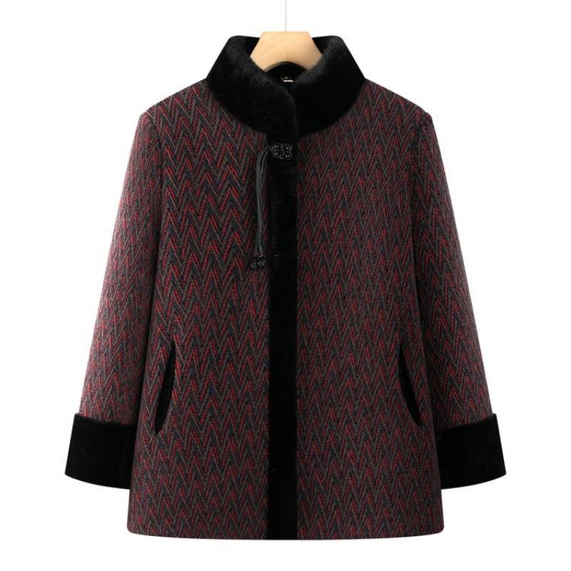 

Зимняя флисовая куртка с воротником-стойкой, топ, женственность, зимняя одежда, утолщенная теплая одежда 5XL [recommended 150-80kg] фиолетовый