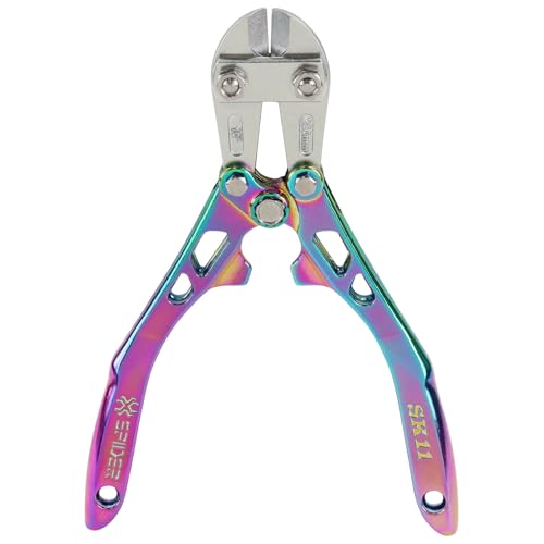 SK11 SPIDER Aluminum Bolt Cutter with Curved Handle, Rainbow, 250mm (SPD-B250P)