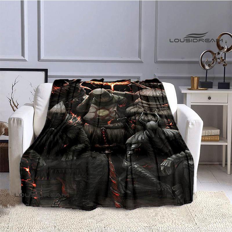 3D Game D-Dark Souls Printed Blankets Warm Blanket Soft and Comfortable Home Travel Bed Blanket Picnic Blanket Birthday Gift
