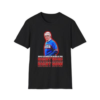 Marv Levy 'Kde jinde byste raději byli?'' Tričko – Hrdost Buffalo Bills