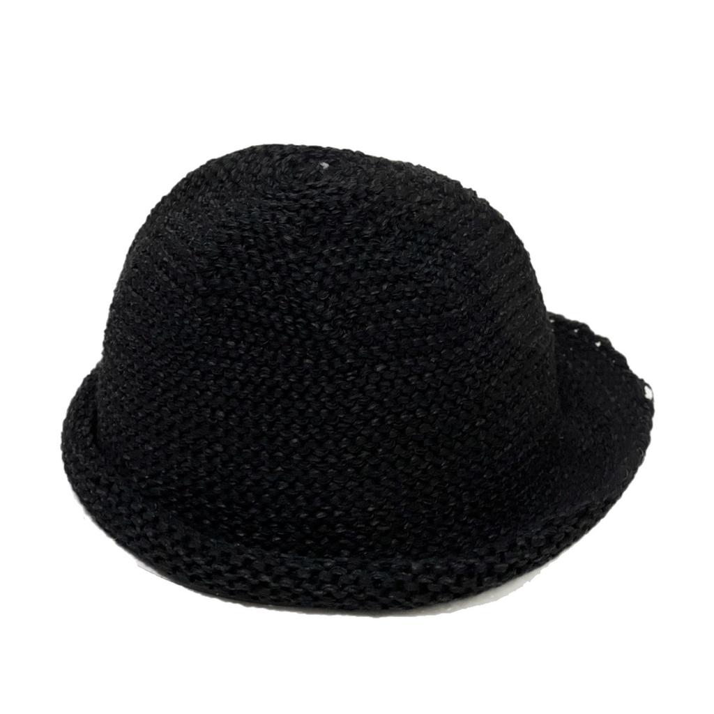 Autumn and winter warm versatile and thin handmade wool fisherman's hat children's curling irregular front long rear short knitted basin hat