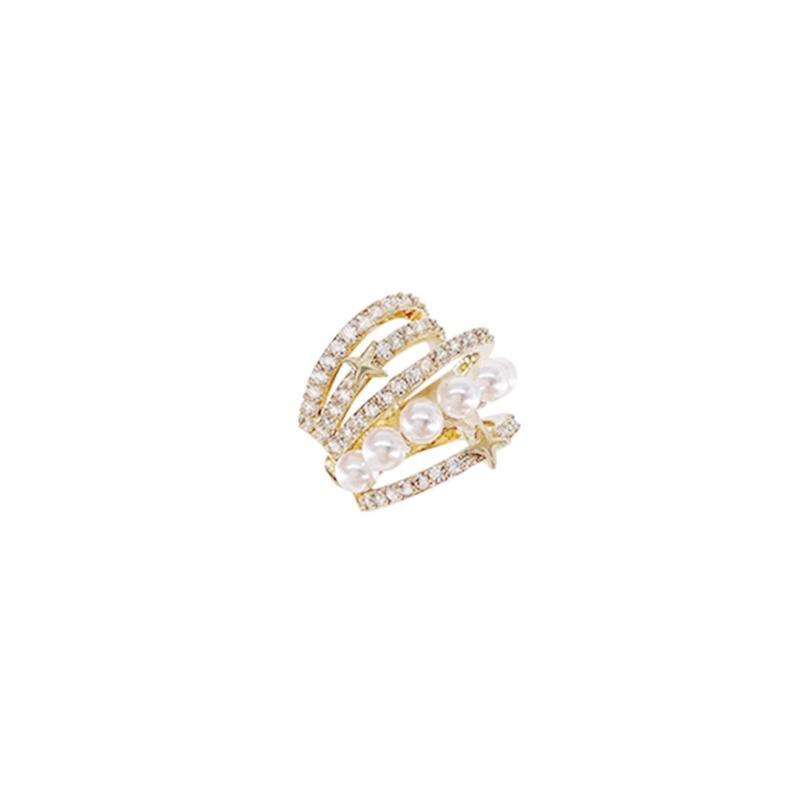 Pearl-style Ear Clips Without Ear Holes - Versatile and Elegant Ear Bone Clips for Women's Earrings