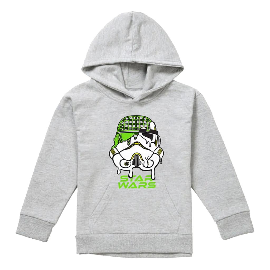 Star Wars Childrens/Kids Stormtrooper Helmet Heather Pullover Hoodie