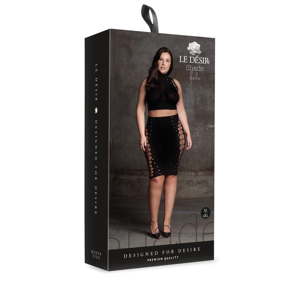 Le Desir - Sexy Set of Top + Shaping Skirt Plus Size