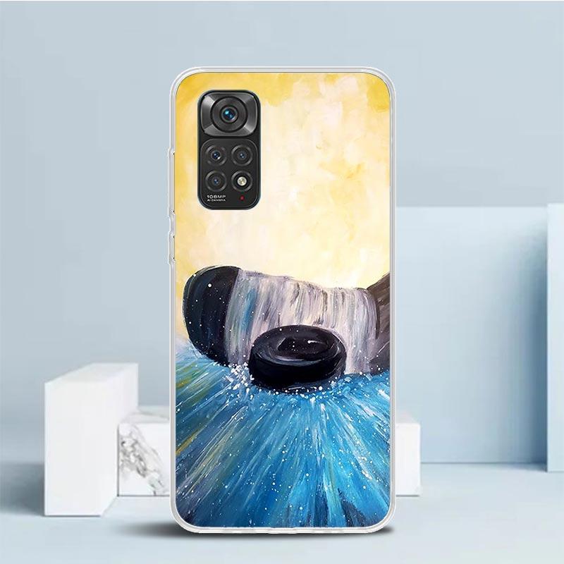 Ice Hockey Rink Sport Phone Case For Xiaomi Redmi Note 15 14 14S 13 12S 12 Pro Plus 11S 11 11T 11E 10S 10 + Soft TPU Back Cover