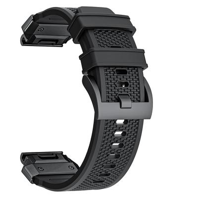 For Garmin Fenix 3/5/5X/6X/7X Replacement Strap 22mm Universal Smart Watch Soft Rubber Wrist Band