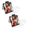 Boono Full Set of Violin Strings for Beginners, Set of 2, E, A, D, G 44 Violin Strings, Long-Lasting, Compatible, Replacement Violin Parts